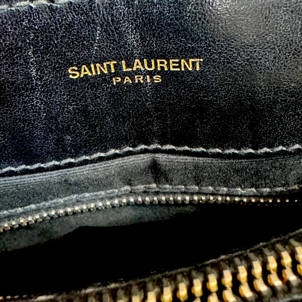 Yves Saint Laurent chevron quilted